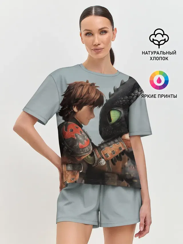 Женская пижама с шортами
