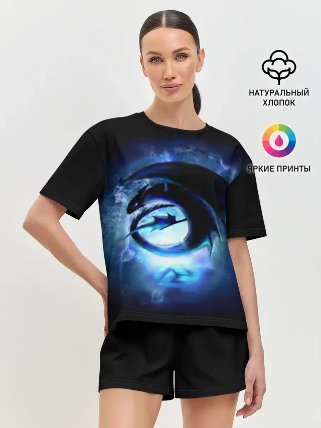 Женская пижама с шортами
