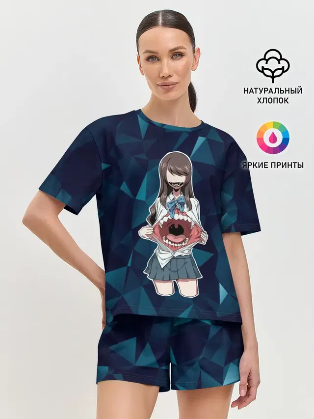 Женская пижама с шортами