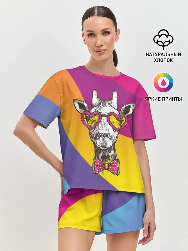 Женская пижама с шортами