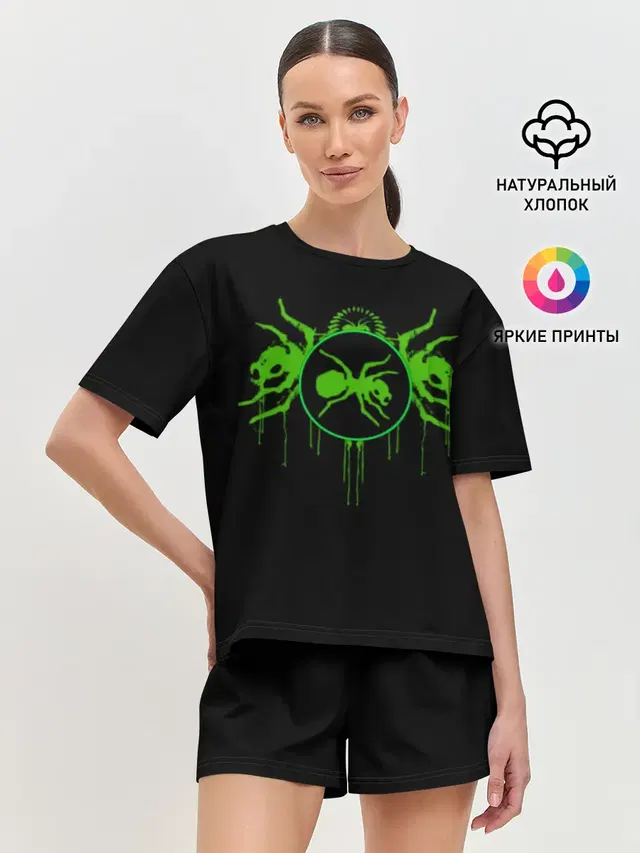 Женская пижама с шортами