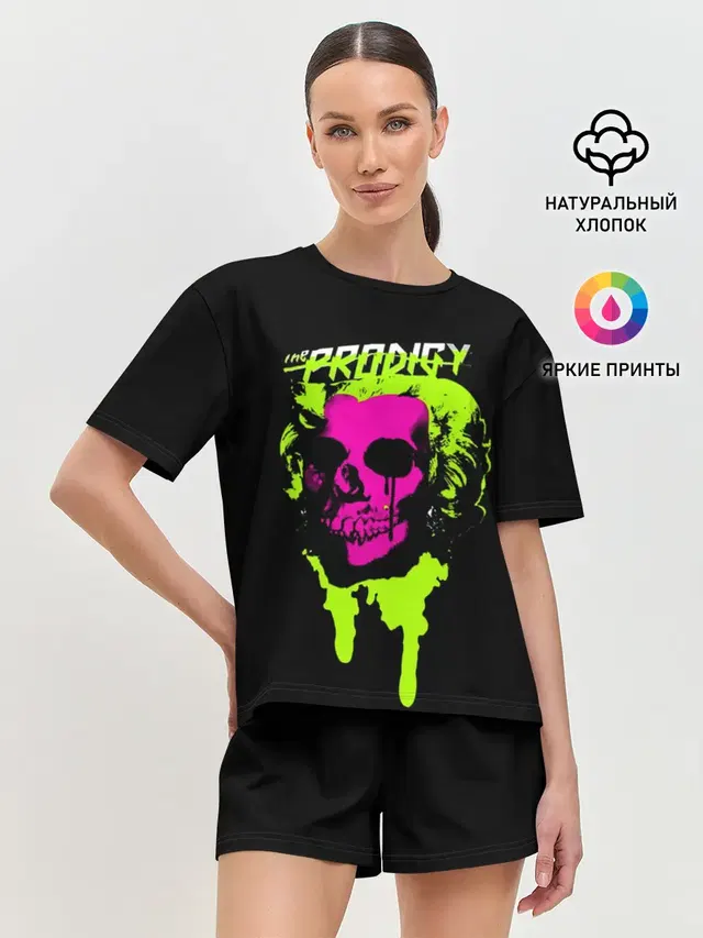 Женская пижама с шортами с принтом «Prodigy — The Prodigy»