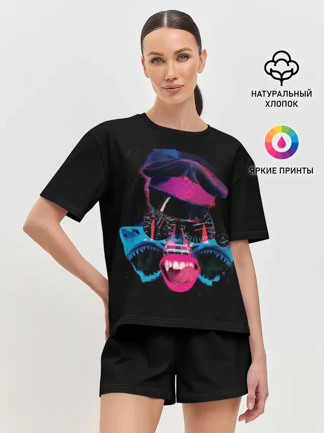 Женская пижама с шортами