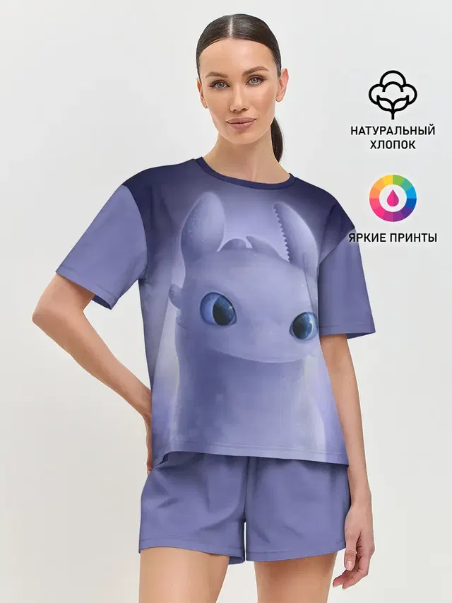 Женская пижама с шортами