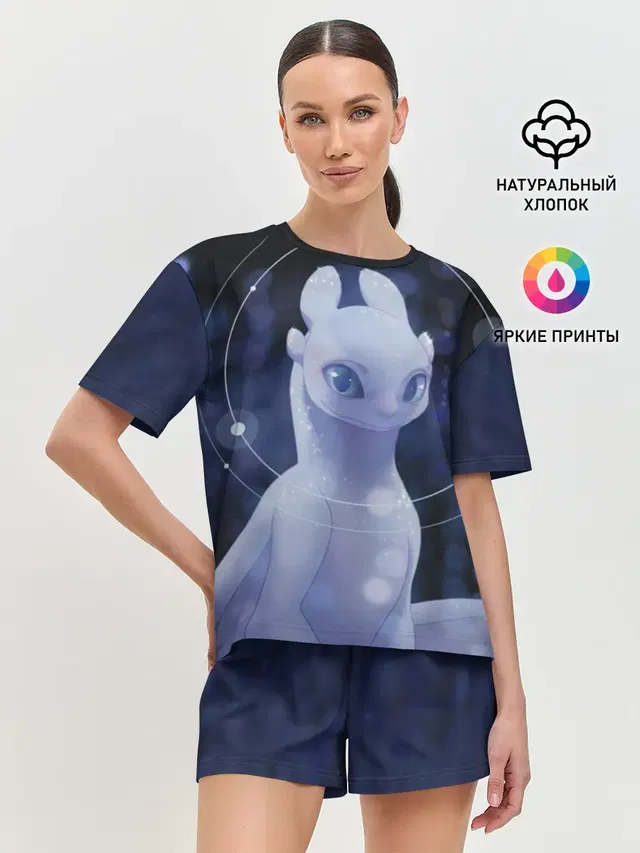 Женская пижама с шортами