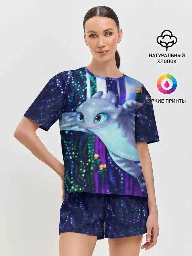 Женская пижама с шортами