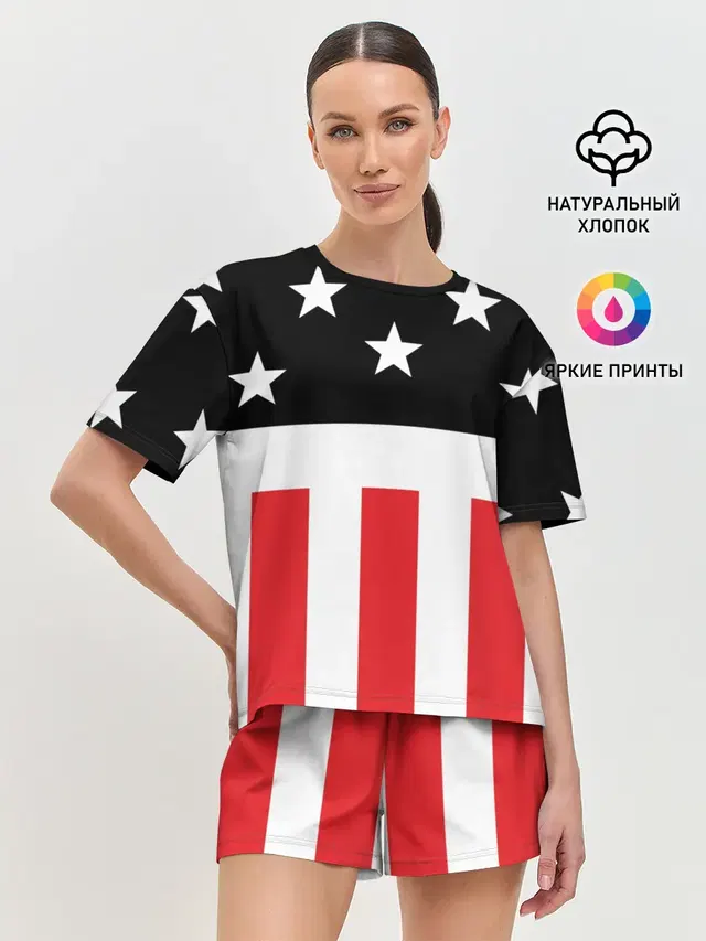 Женская пижама с шортами
