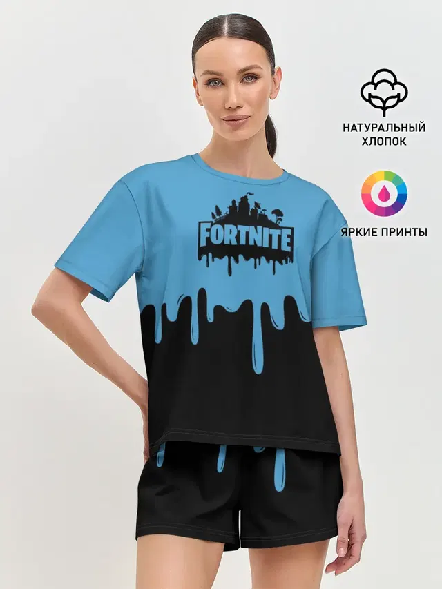Женская пижама с шортами