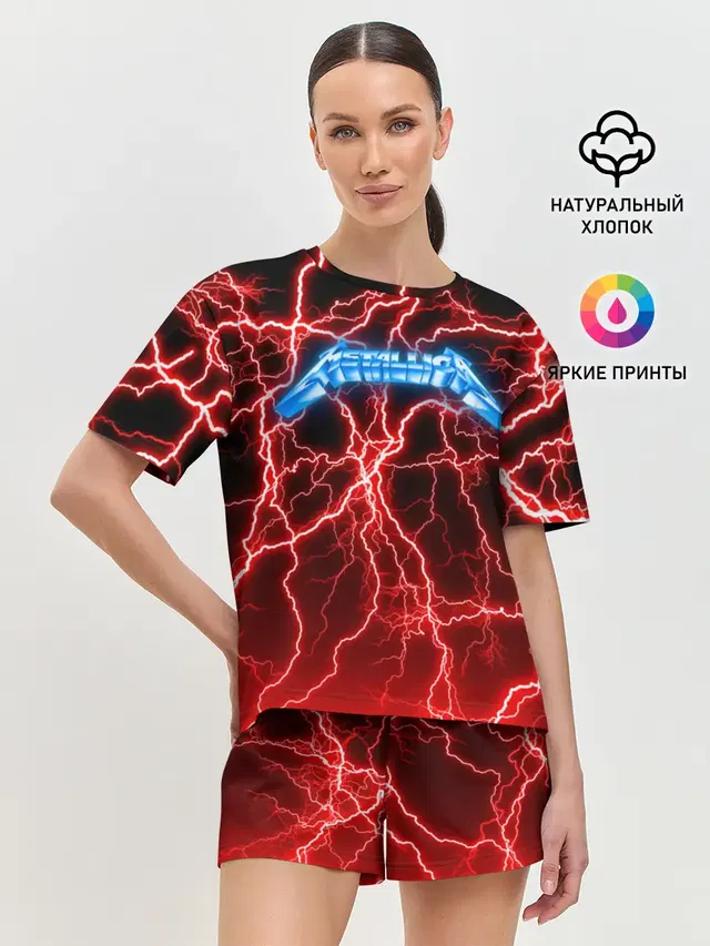 Женская пижама с шортами