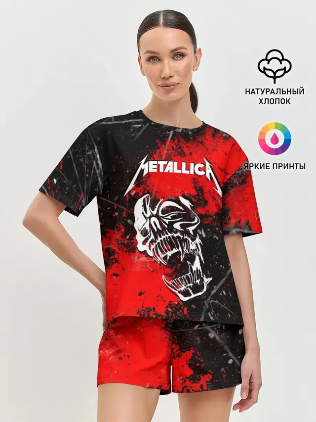 Женская пижама с шортами