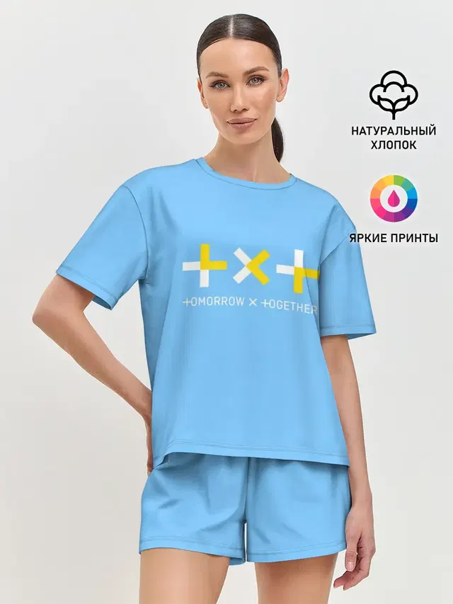 Женская пижама с шортами