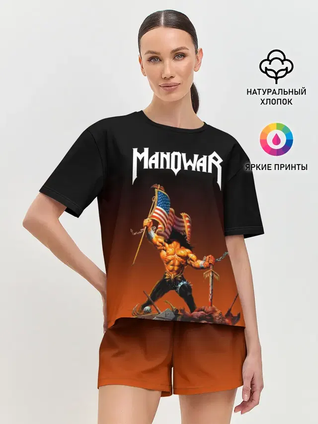Женская пижама с шортами