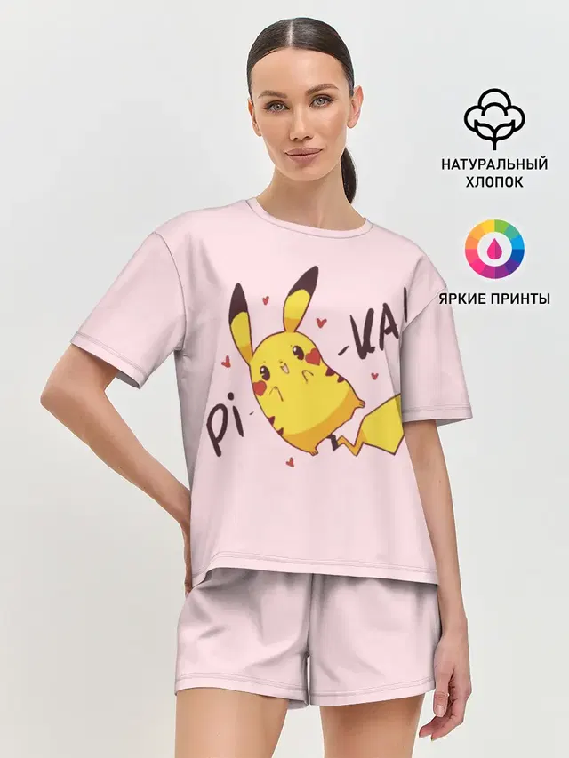 Женская пижама с шортами