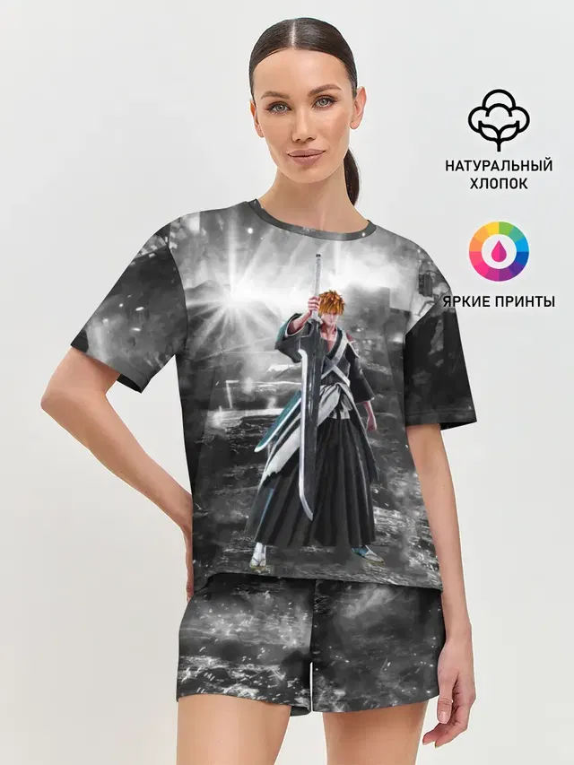 Женская пижама с шортами