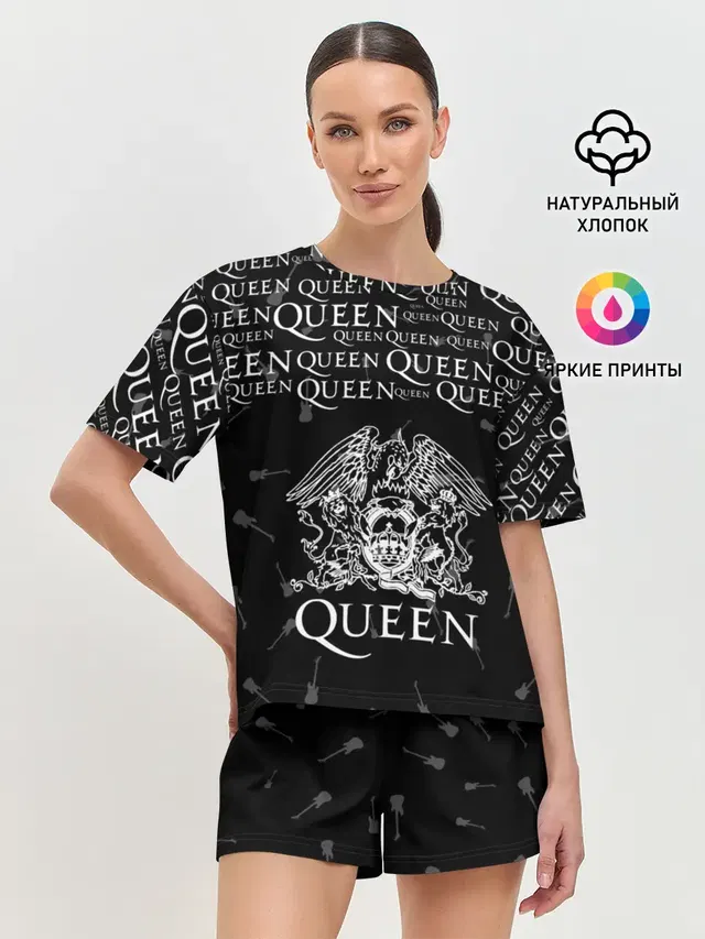 Женская пижама с шортами