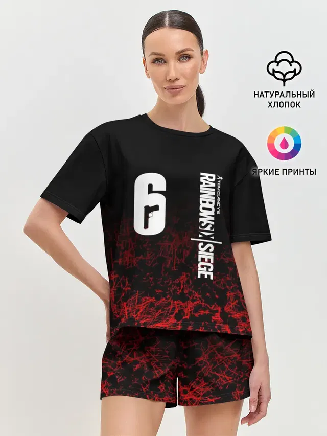 Женская пижама с шортами