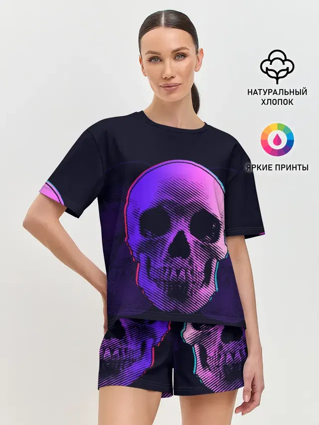 Женская пижама с шортами
