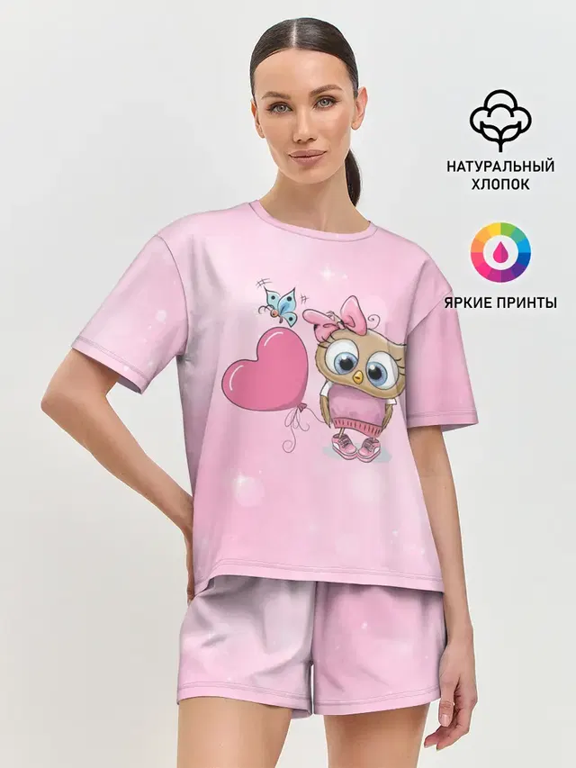 Женская пижама с шортами