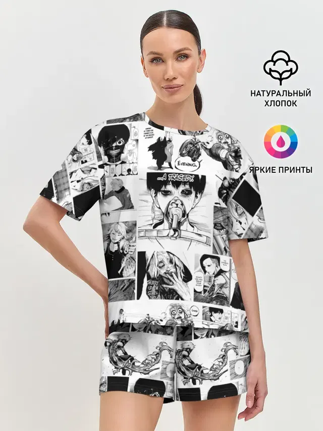 Женская пижама с шортами