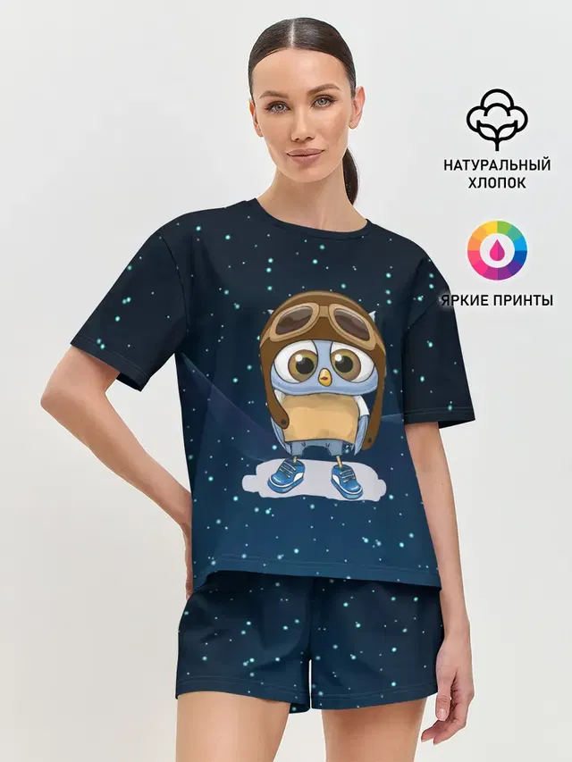 Женская пижама с шортами