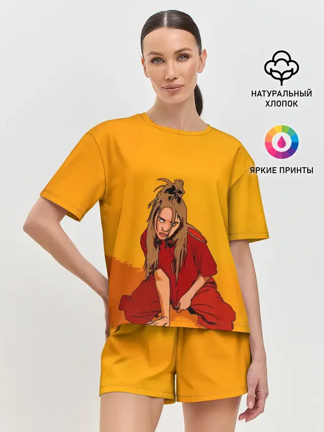 Женская пижама с шортами
