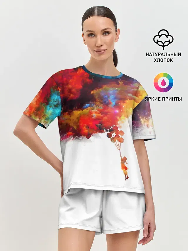 Женская пижама с шортами