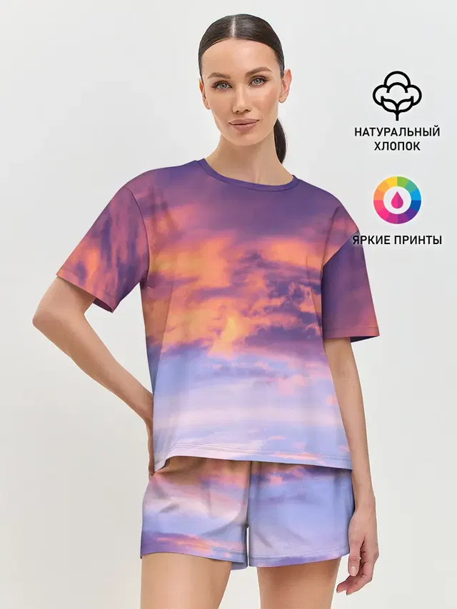 Женская пижама с шортами