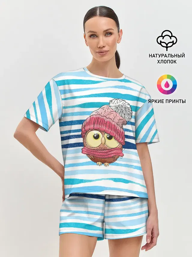 Женская пижама с шортами