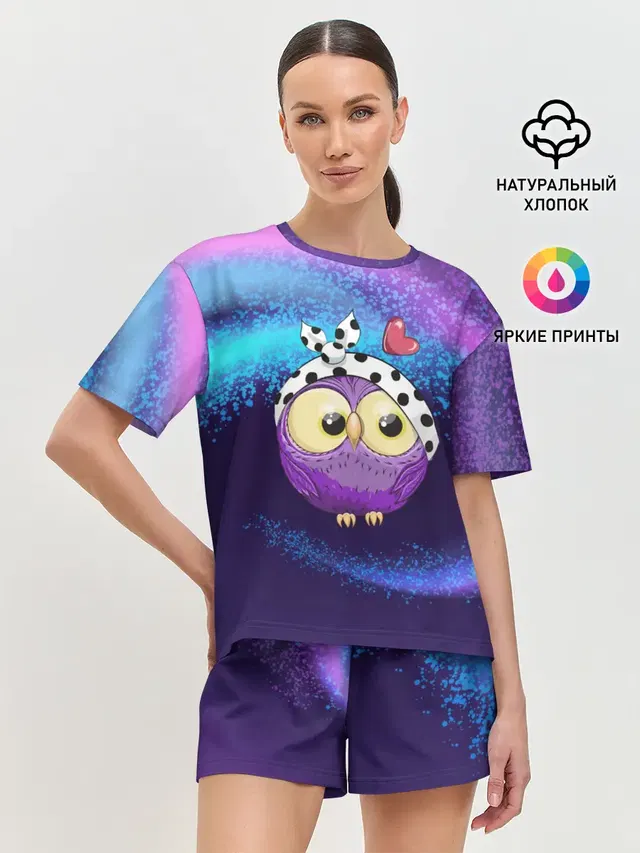 Женская пижама с шортами