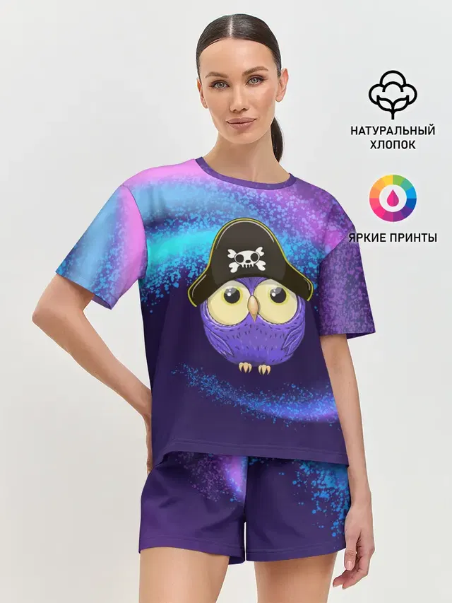 Женская пижама с шортами
