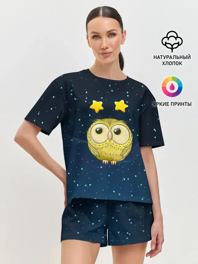 Женская пижама с шортами