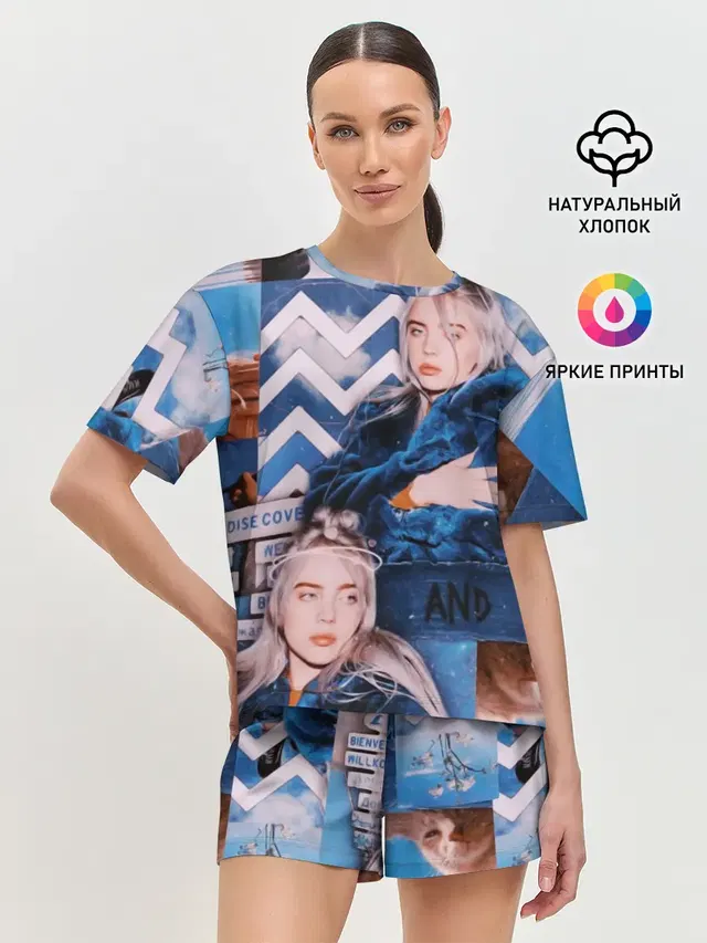 Женская пижама с шортами