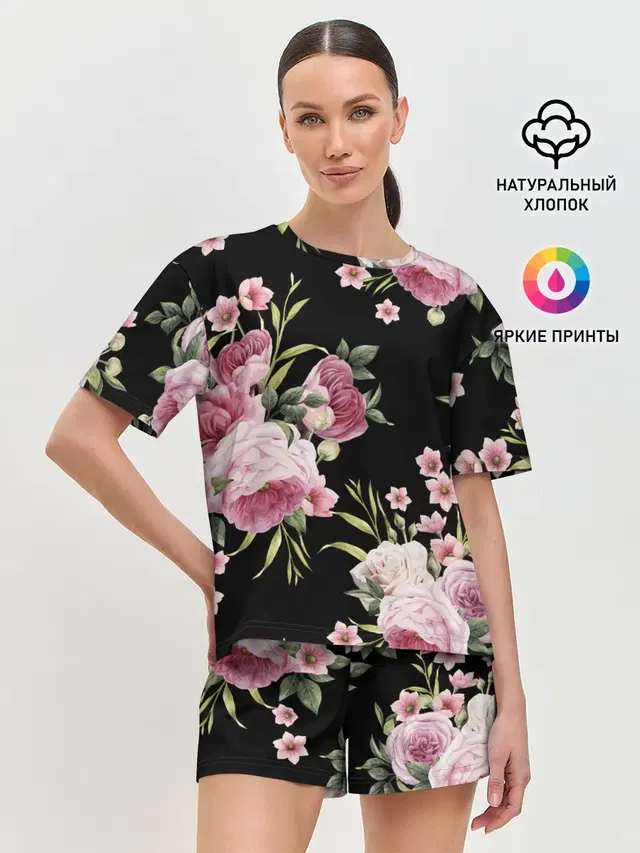 Женская пижама с шортами