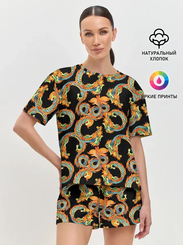 Женская пижама с шортами