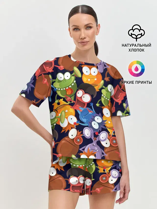 Женская пижама с шортами