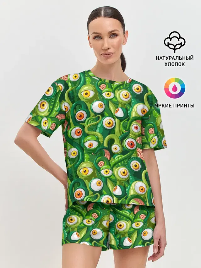 Женская пижама с шортами