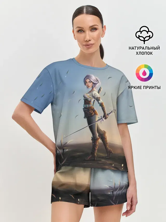 Женская пижама с шортами