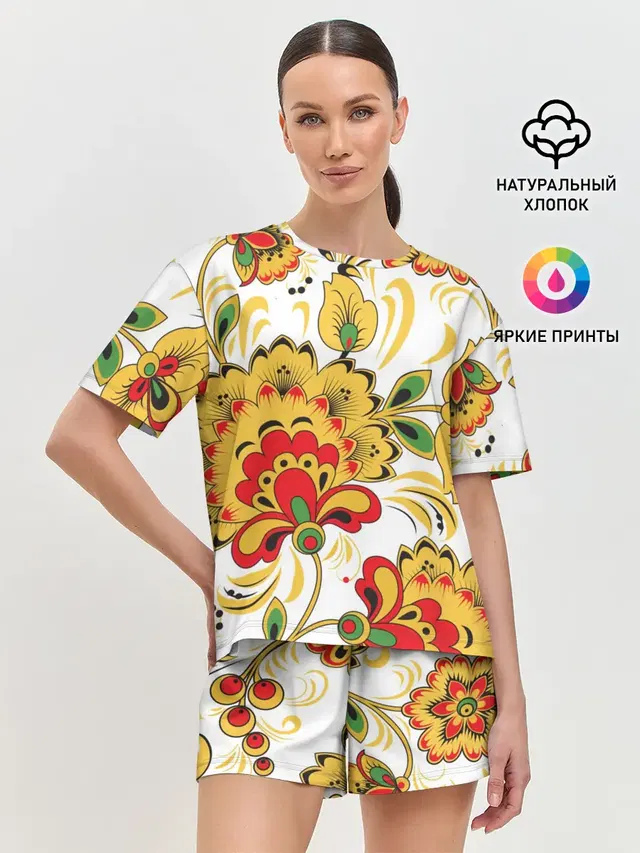 Женская пижама с шортами