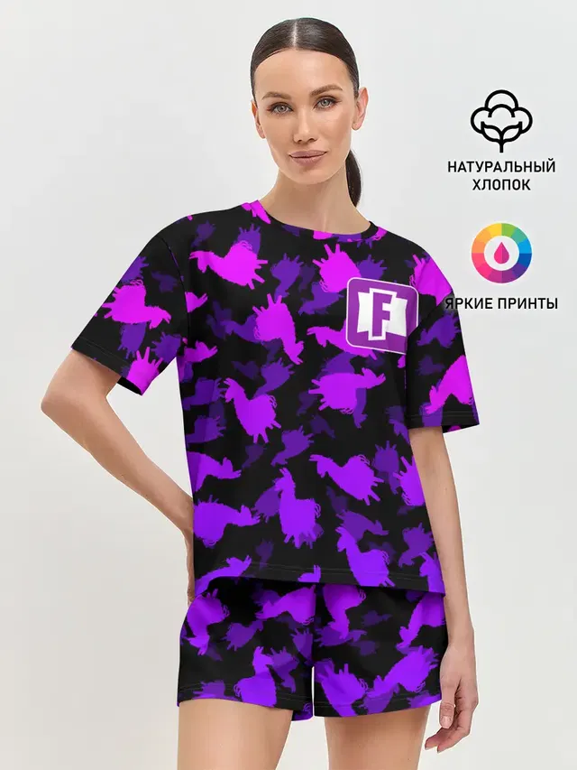 Женская пижама с шортами