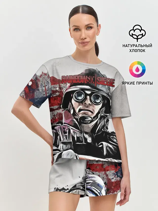 Женская пижама с шортами