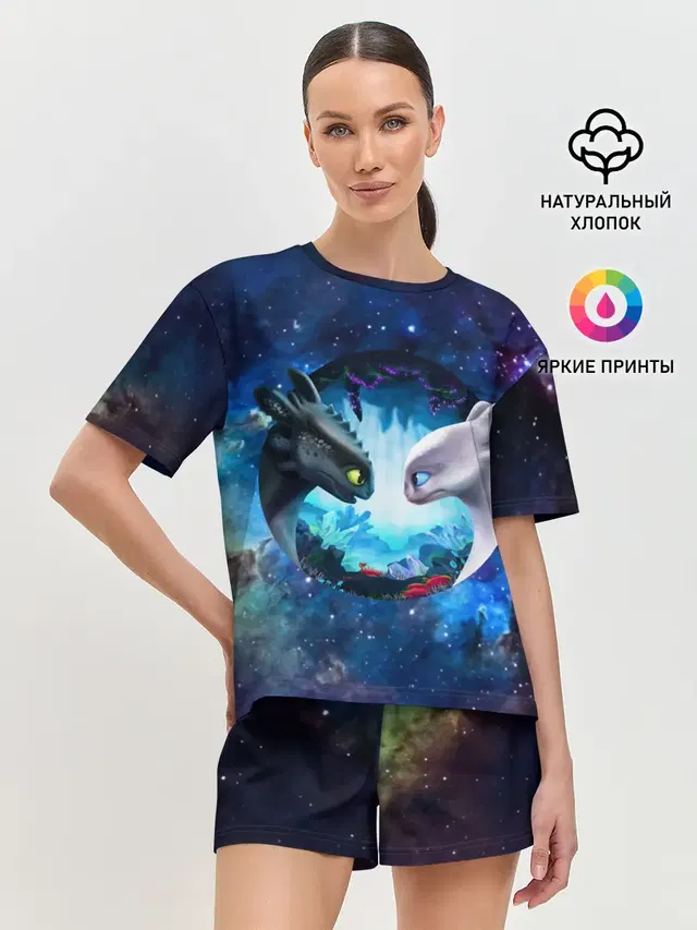 Женская пижама с шортами