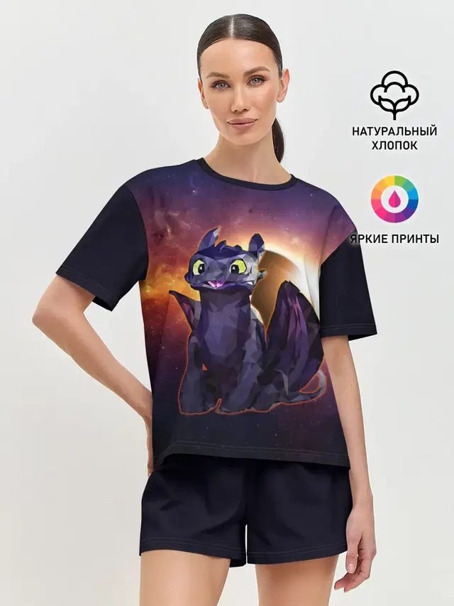 Женская пижама с шортами