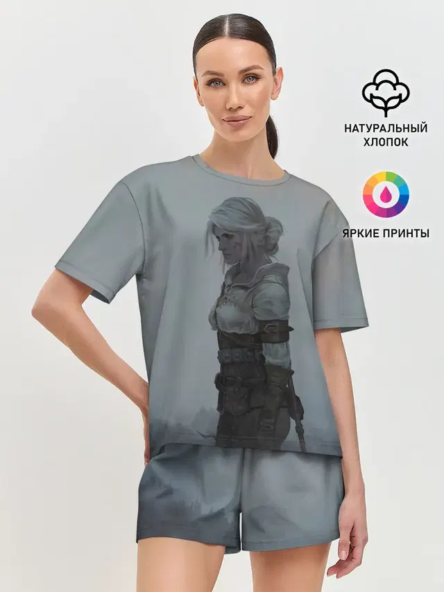 Женская пижама с шортами