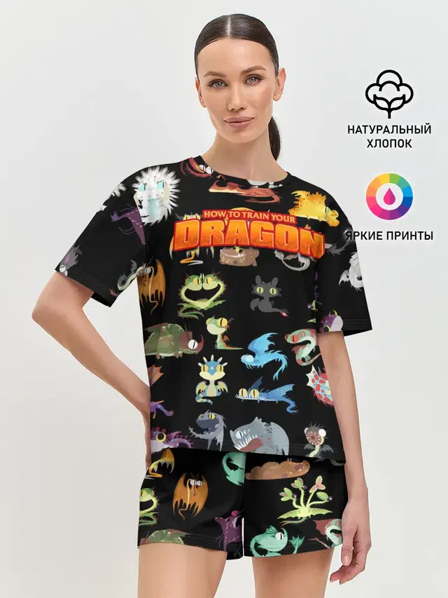 Женская пижама с шортами