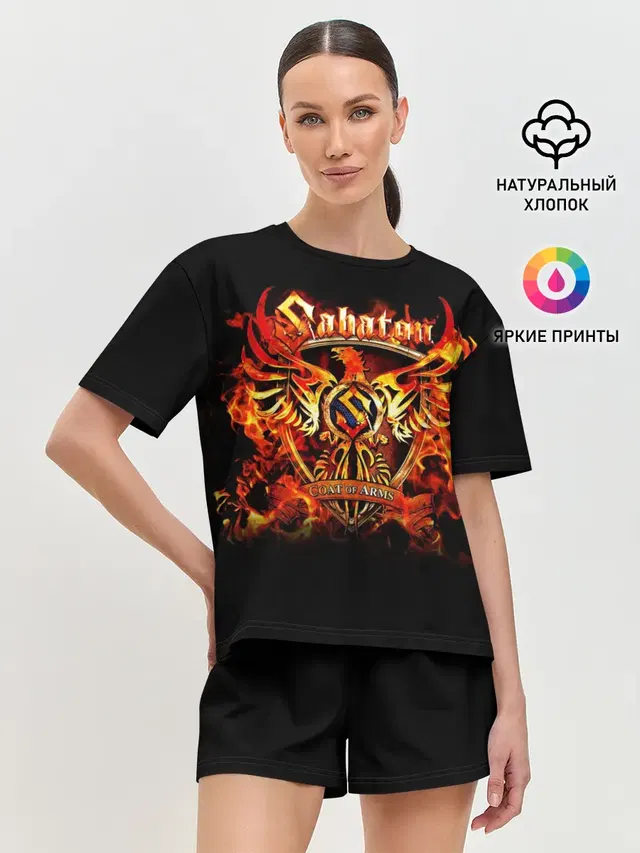 Женская пижама с шортами