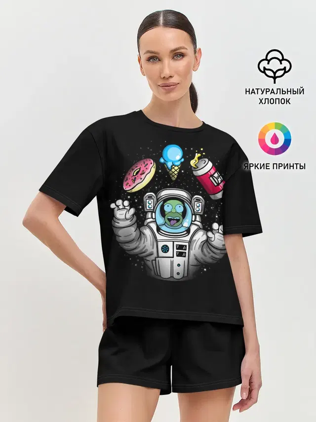 Женская пижама с шортами
