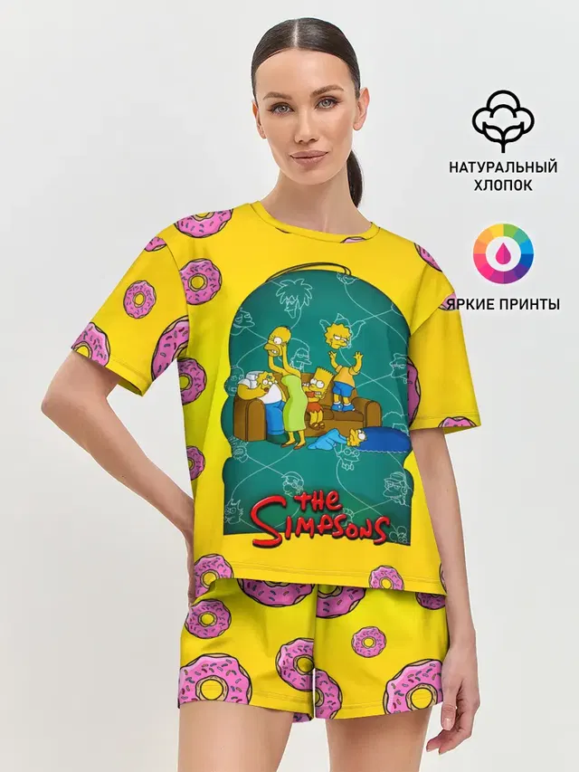Женская пижама с шортами