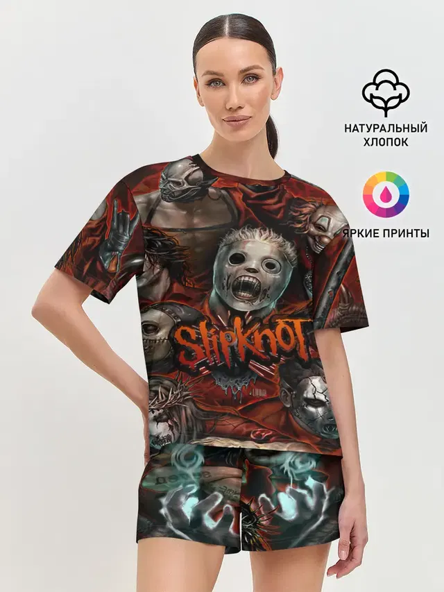 Женская пижама с шортами