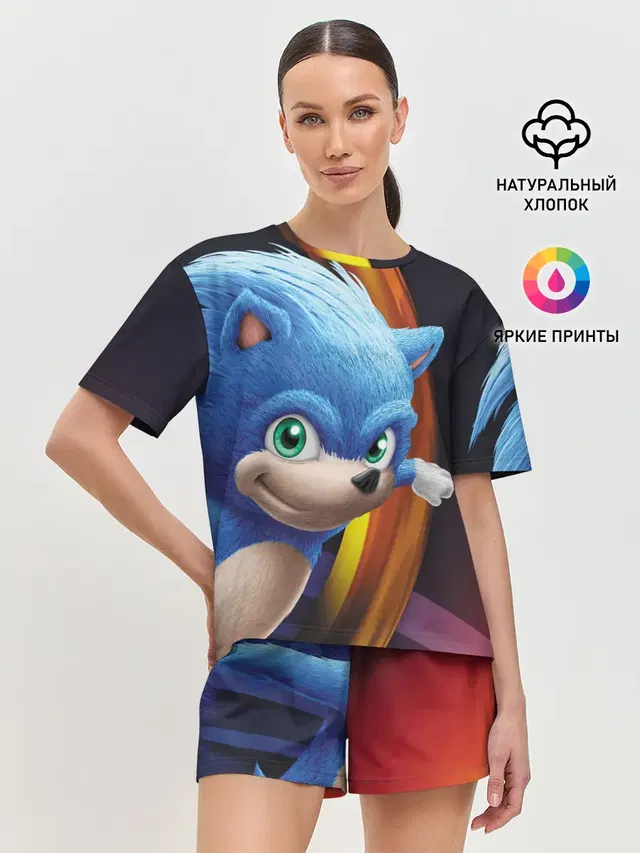 Женская пижама с шортами