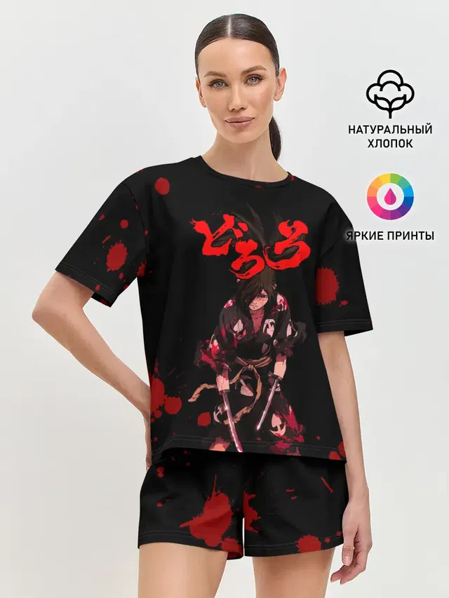 Женская пижама с шортами